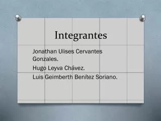 integrantes