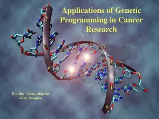 Applications of Genetic Programming in Cancer Research