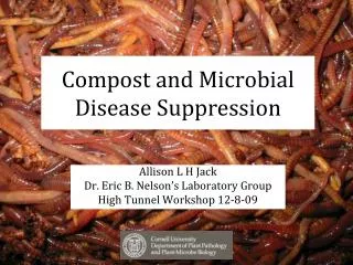 Compost and Microbial Disease Suppression