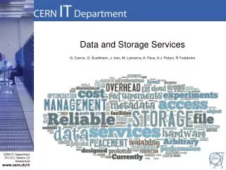 Data and Storage Services
