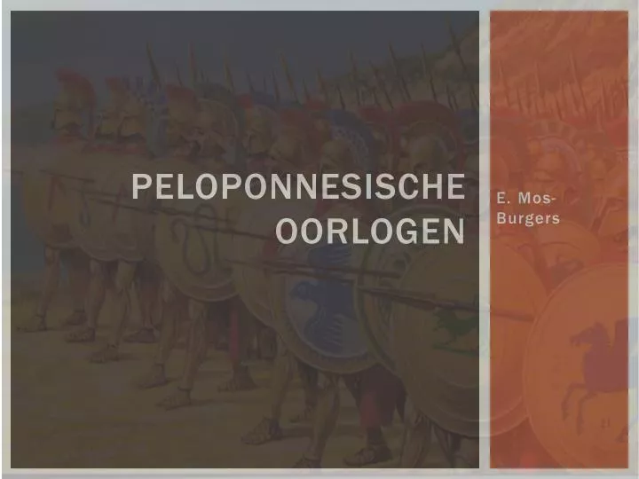 peloponnesische oorlogen