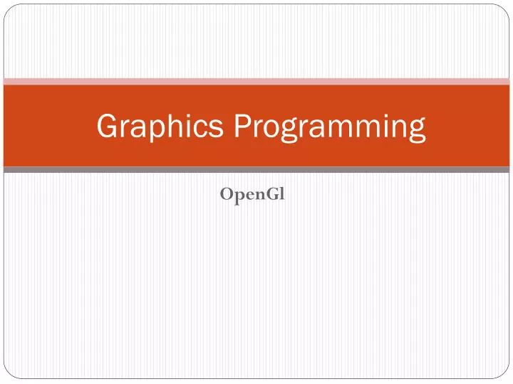 graphics programming