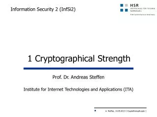Information Security 2 ( InfSi2)