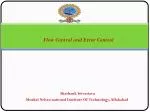 Flow Control and Error Control - slide 1