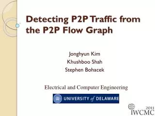 Detecting P2P Traffic from the P2P Flow Graph