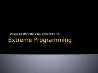 Extreme Programming