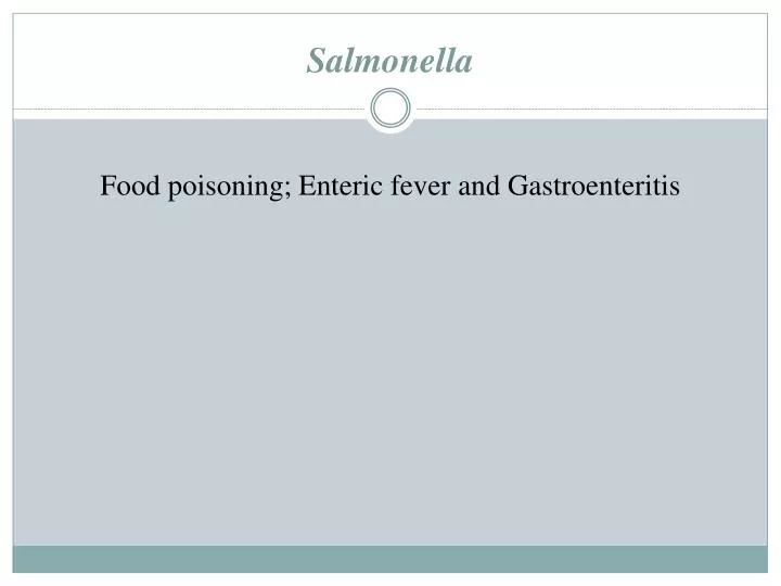 salmonella