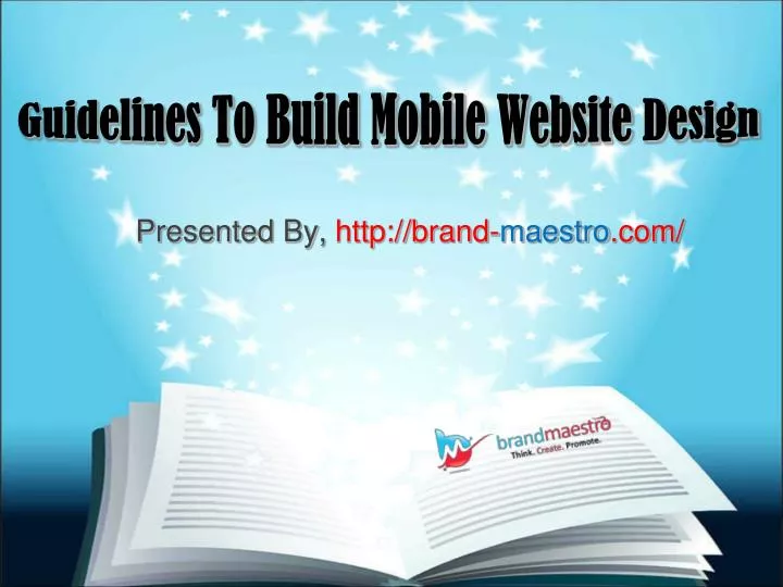 guidelines to build mobile website design
