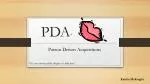 PDA * - slide 1