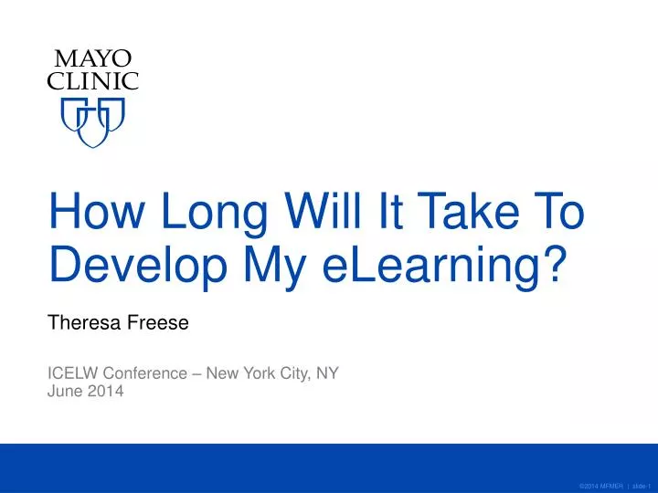 how long will it take to develop my elearning