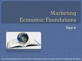 Marketing Economic Foundations