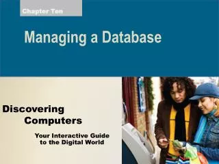 Managing a Database