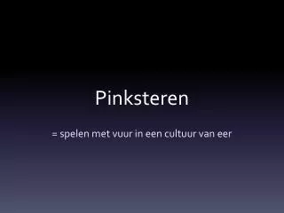 pinksteren
