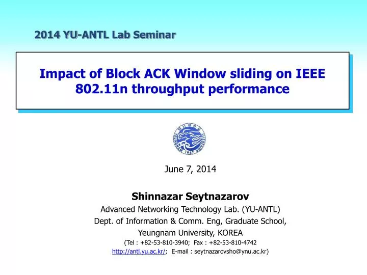 impact of block ack window sliding on ieee 802 11n throughput performance