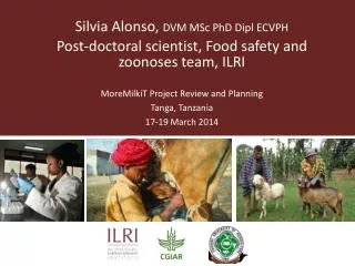 Silvia Alonso, DVM MSc PhD Dipl ECVPH