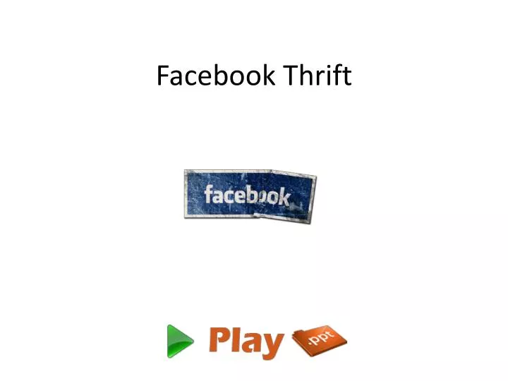 facebook thrift