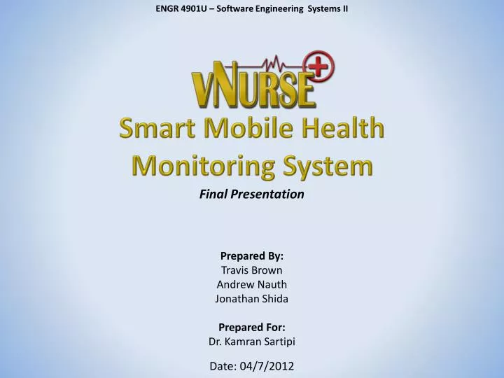smart mobile health monitoring system