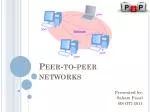 Peer-to-peer networks - slide 1