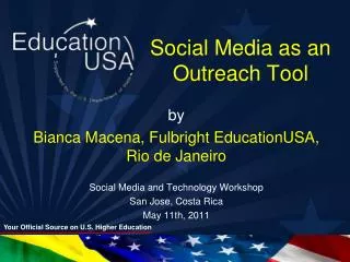 Social Media as an Outreach Tool