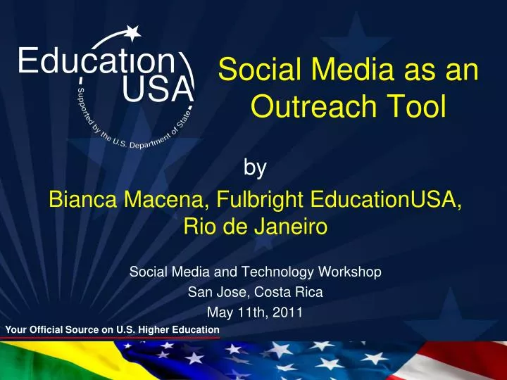 social media as an outreach tool