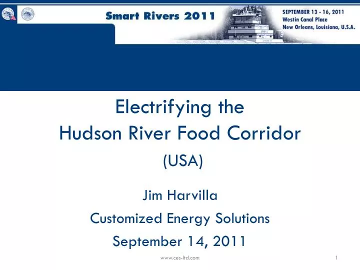 electrifying the hudson river food corridor usa