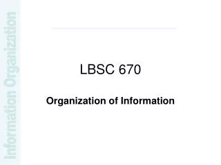 LBSC 670