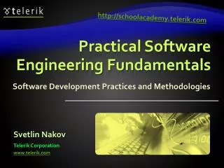 Practical Software Engineering Fundamentals