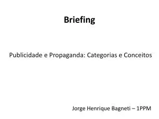 briefing