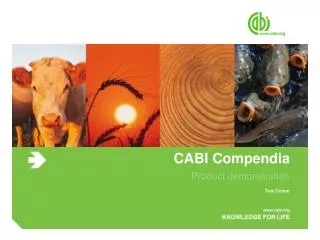 CABI Compendia