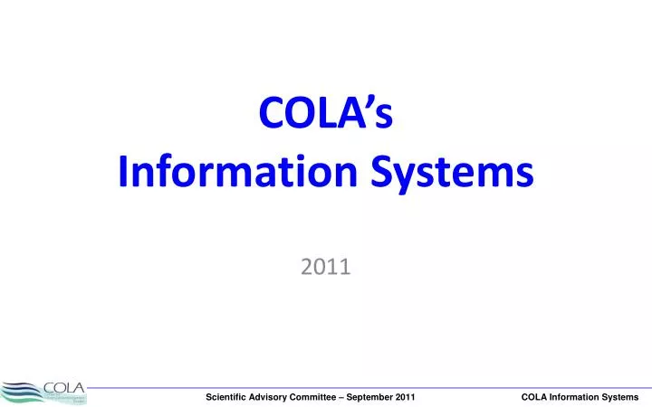 cola s information systems