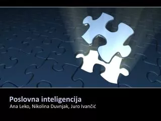 poslovna inteligencija