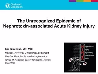 The Unrecognized Epidemic of Nephrotoxin-associated Acute Kidney Injury