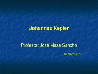 johannes kepler