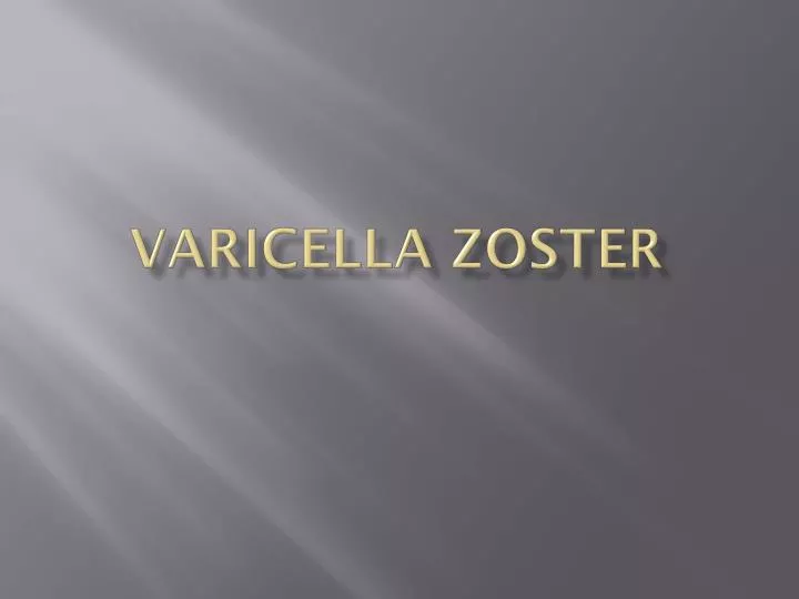 varicella zoster