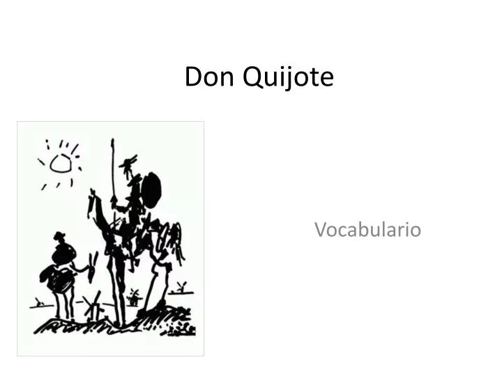 don quijote