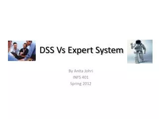 DSS Vs Expert System