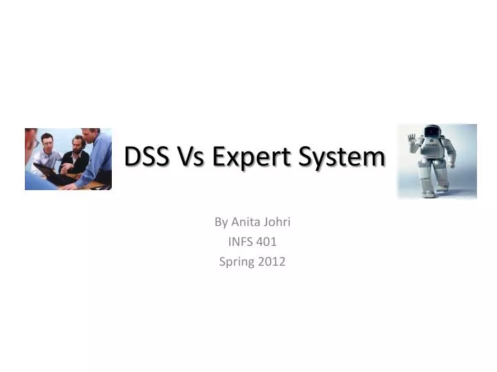 dss vs expert system