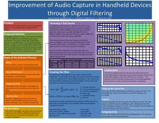 Improvement of Audio Capture in Handheld Devices through Digital Filtering