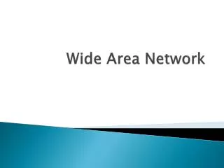 wide area network