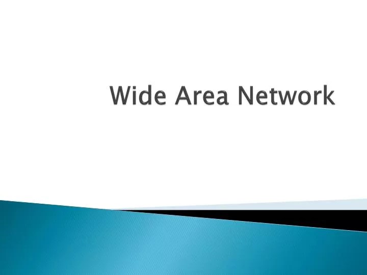 wide area network