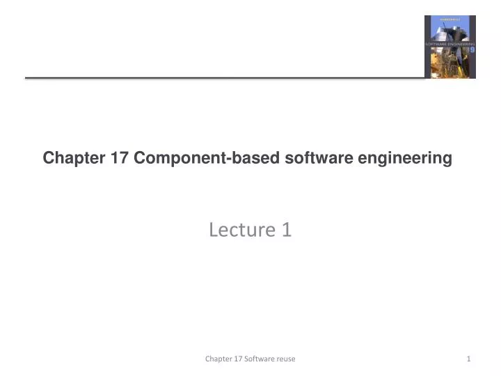 chapter 17 component based software engineering