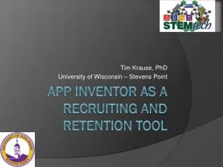 App inventor as a recruiting and retention tool