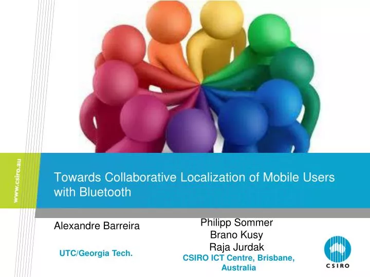 towards collaborative localization of mobile users with bluetooth