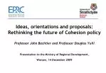 Rethinking Cohesion policy - slide 1