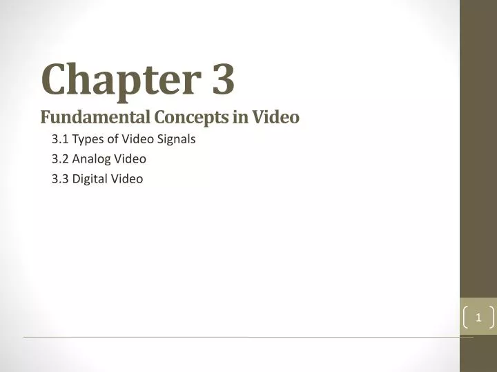 chapter 3 fundamental concepts in video