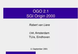 OGO 2.1 SGI Origin 2000