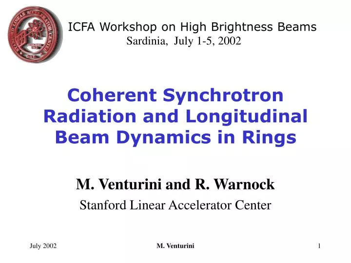 coherent synchrotron radiation and longitudinal beam dynamics in rings