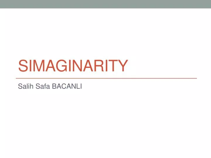 simaginarity