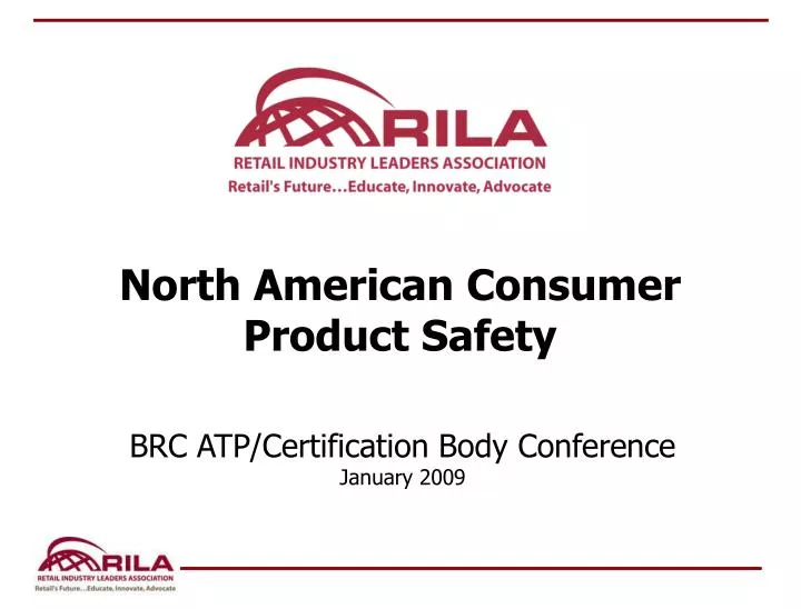 north american consumer product safety