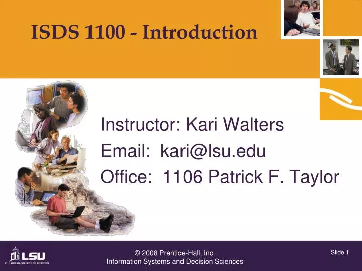 isds 1100 introduction